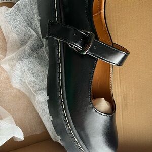 Oxford Black Mary Jane Woman Shoes
